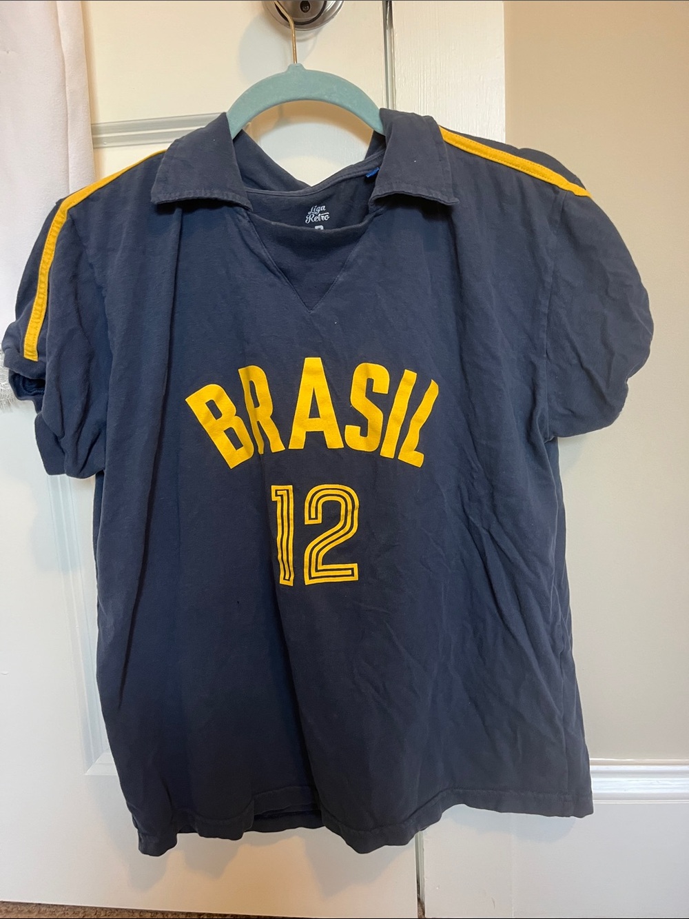 Liga retro Brasil tee